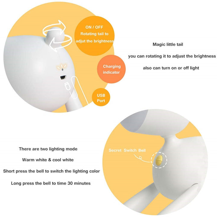 Deer Led Nattlampe | Skanto