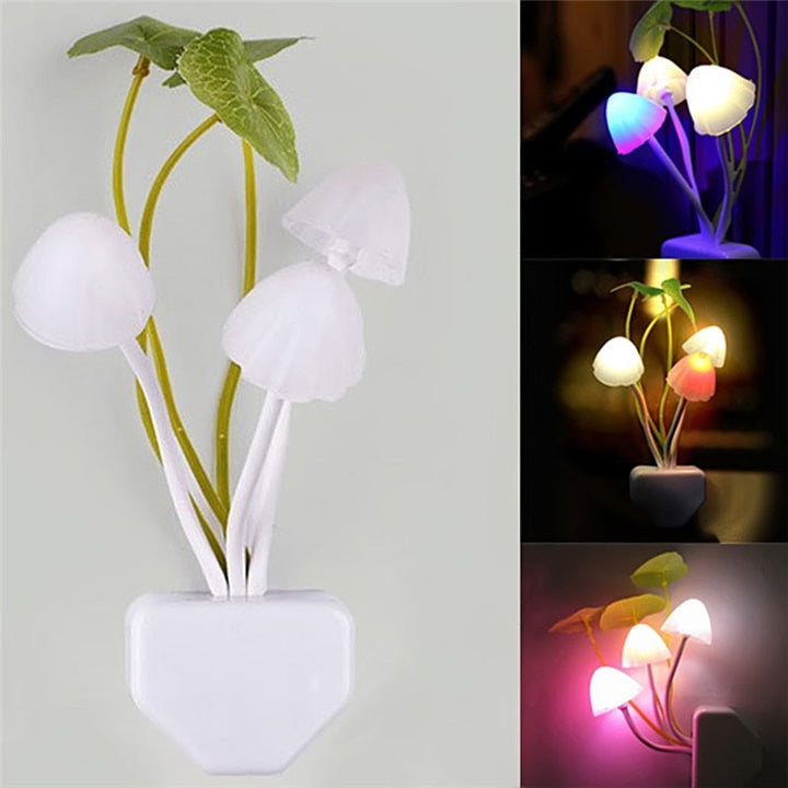 Fairy Colorful Mushroom Night Wall Lamp | Skanto