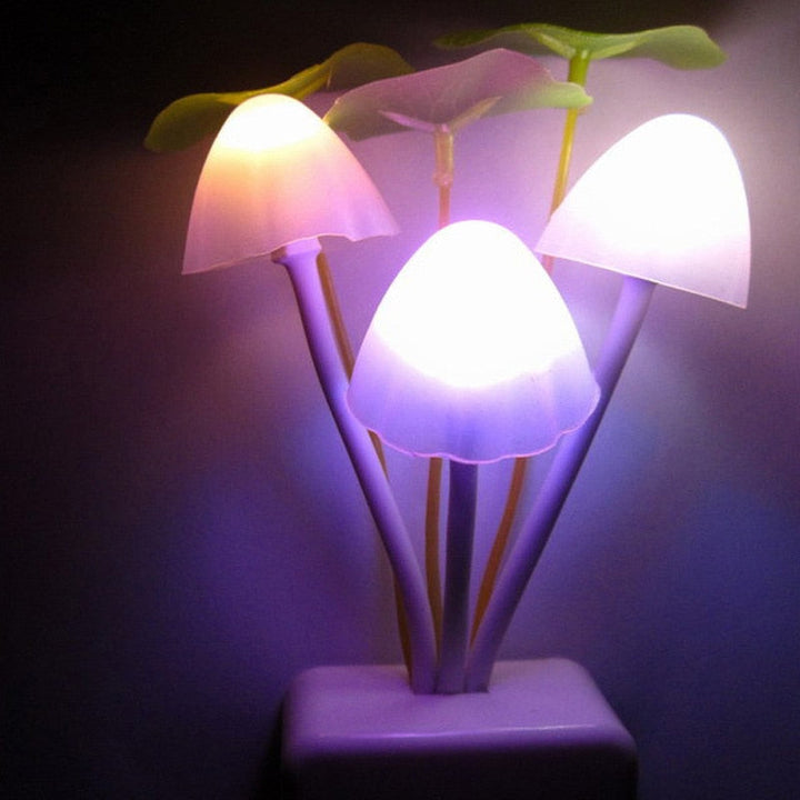 Fairy Colorful Mushroom Night Wall Lamp | Skanto