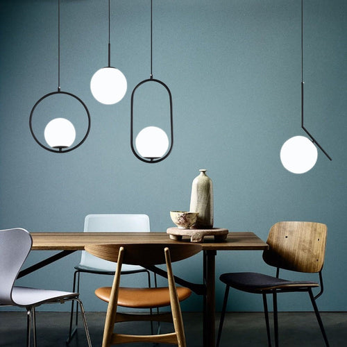 Nordic glass pendant lights