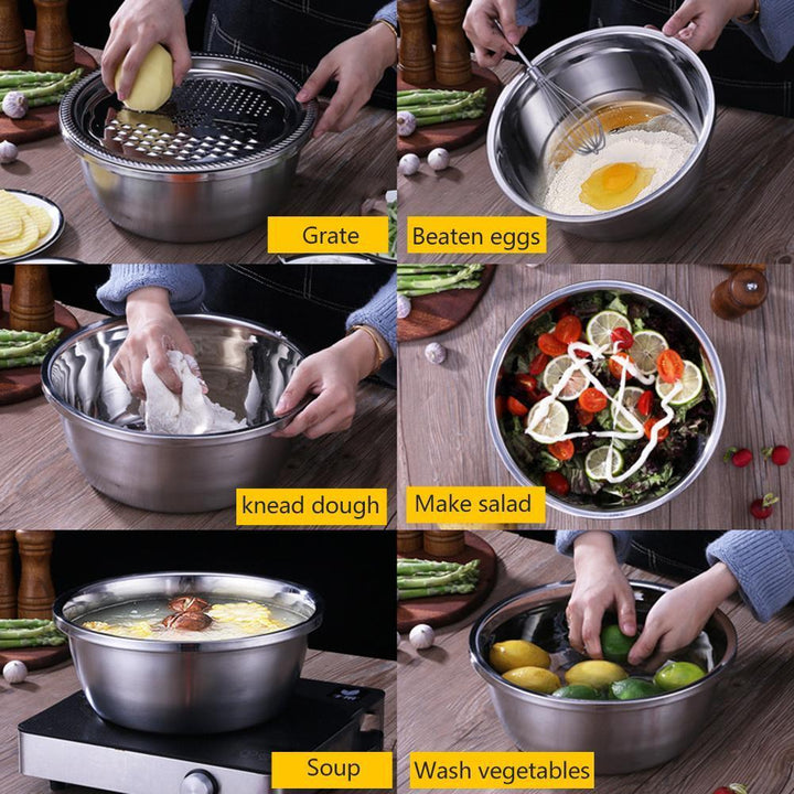 Multifunksjonell rustfritt stål vask | Skanto