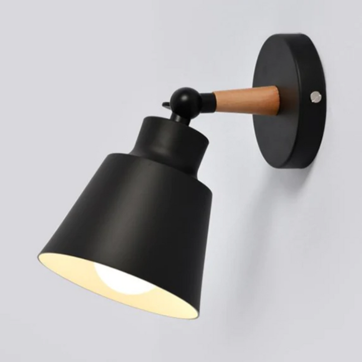 Skanto | RoyaleGlow Sleek Modern Wood Wall Lamp - Moderne Hjemmelys