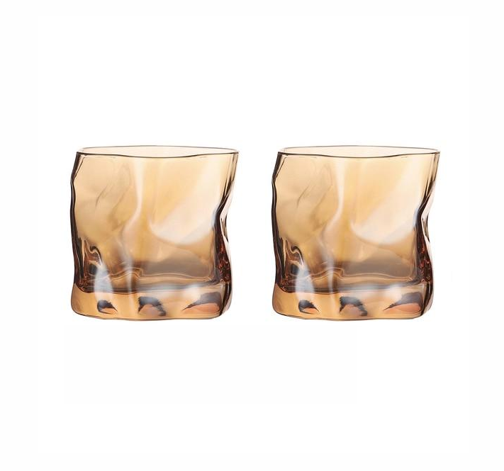 Skanto | Forvrengt Tekstur Whisky Glass Sett