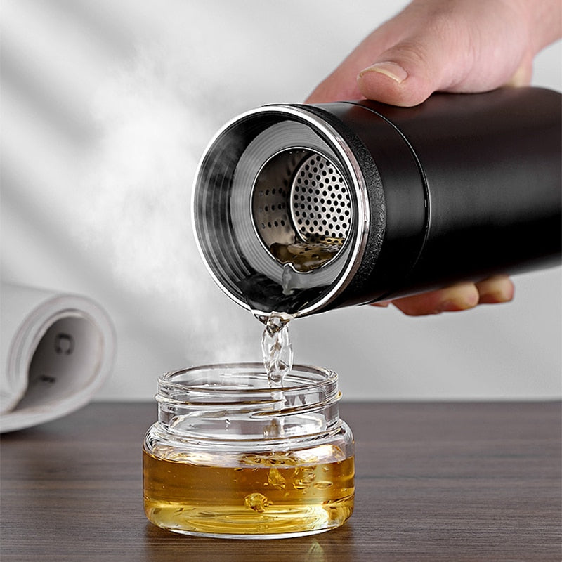 Elegant Holdbar Enkel Te-infuser Termos | Skanto