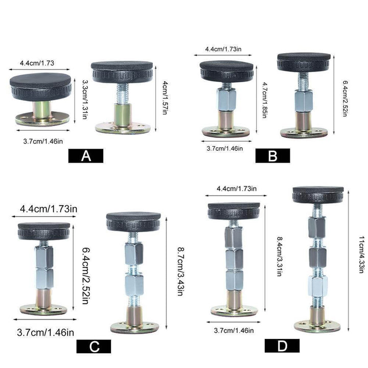 2stk AdjustaSkantoe Anti-Shake Seng Stabiliserer | Skanto