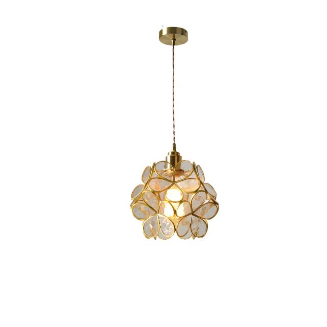 Skanto | Moderne Blomsterform Glass LED Pendellampe