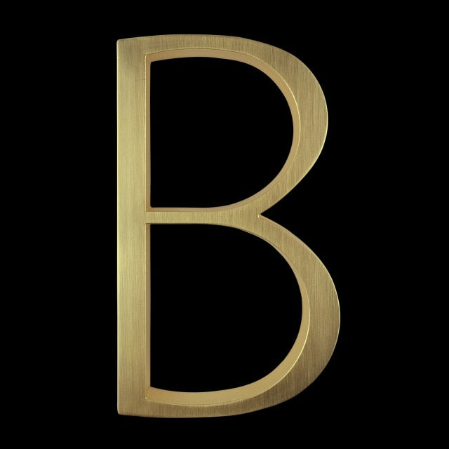 Skanto | Gold Modern House Numbers