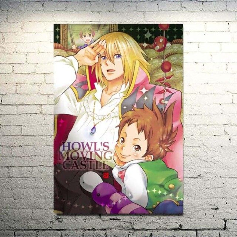 Magiske Anime Venner - Lerret Veggkunst Maleri