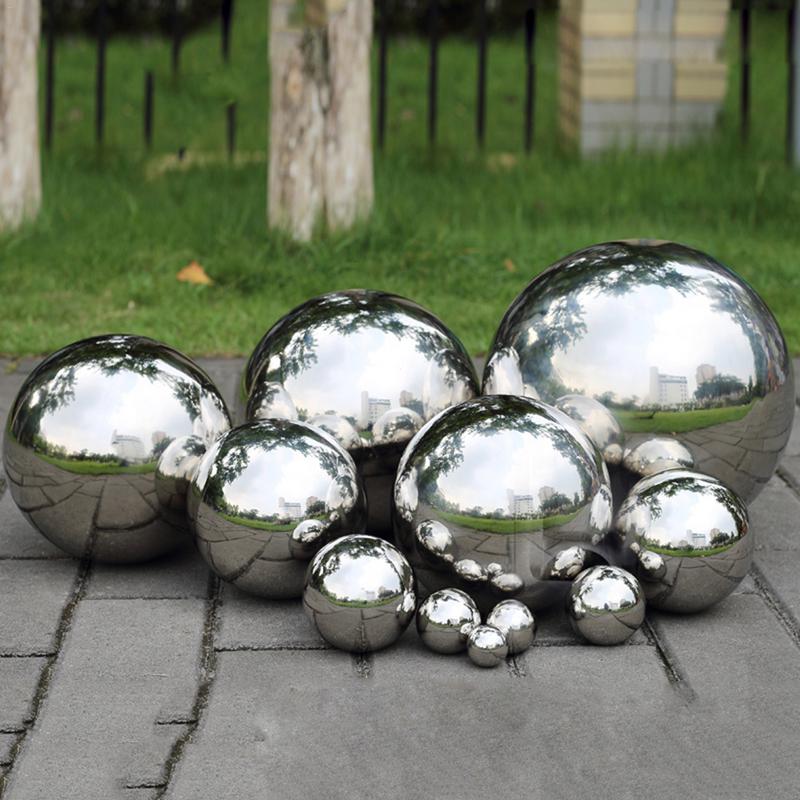 Rustfritt Stål Speilball Hage Dekor | Skanto