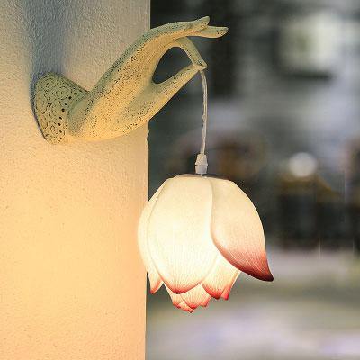 Moderne Kreativ Kinesisk Lotus Vegglampe | Skanto