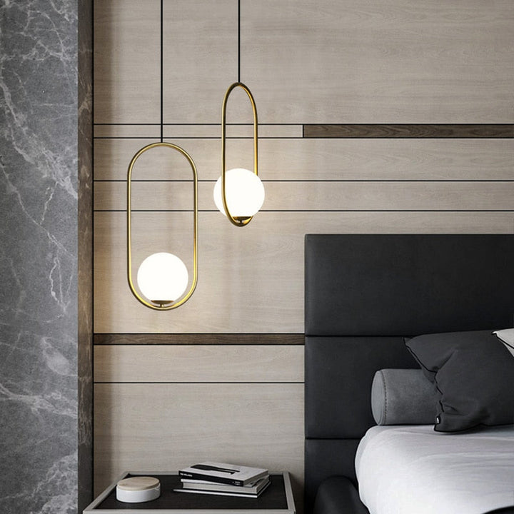 Moderne nordisk glass pendellamper