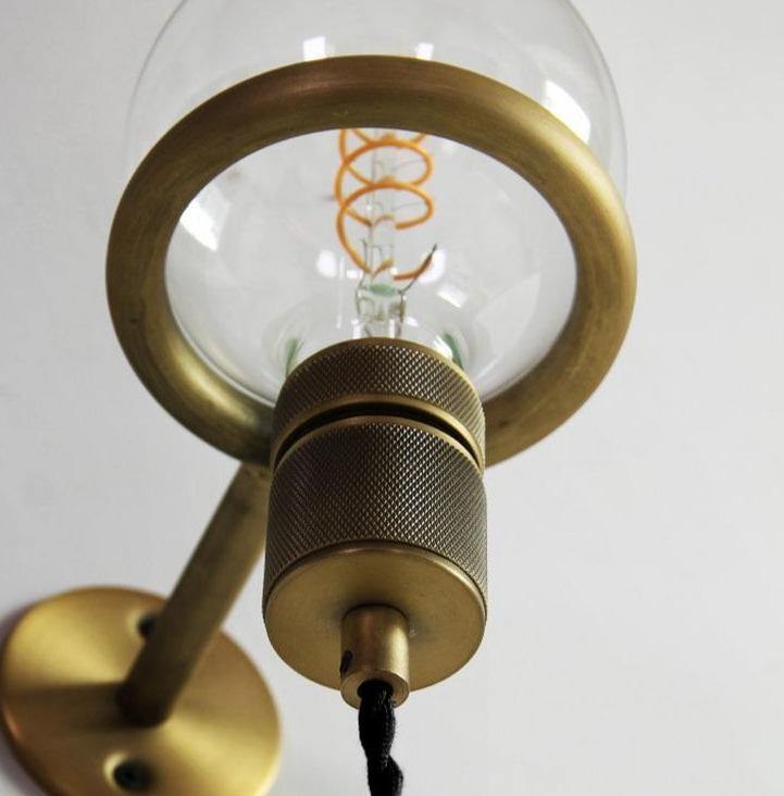 Nordic Retro Ring Vegglampe med Speil | Skanto