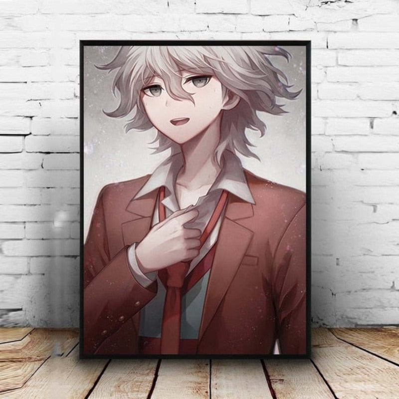 Hope's Peak Anime - Lærred Veggkunst Maleri