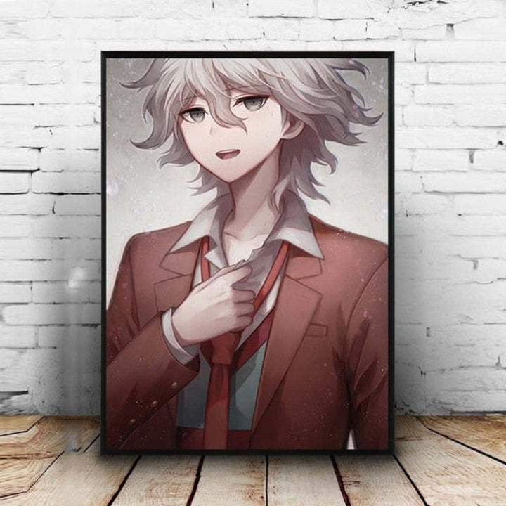 Hope's Peak Anime - Lærred Veggkunst Maleri