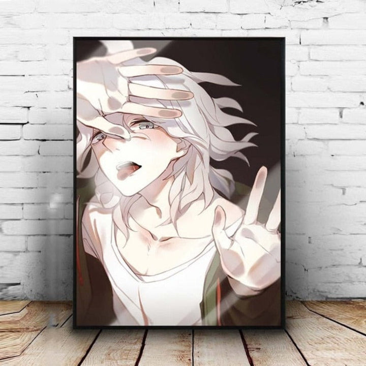 Hope's Peak Anime - Lærred Veggkunst Maleri