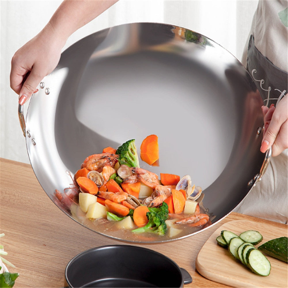Wok Wellington i rustfritt stål (4 størrelser)