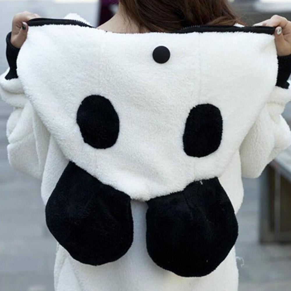 Fluffy Panda Hoodie | Skanto