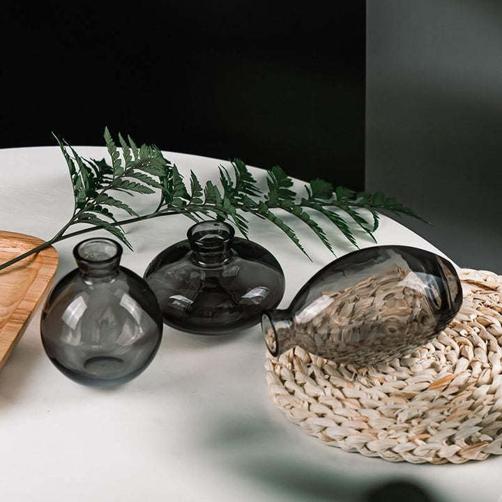 Skanto | TrioVase Glassvase Sett | Stilig Design | Perfekt Dekorasjon | Tilgjengelig i forskjellige farger