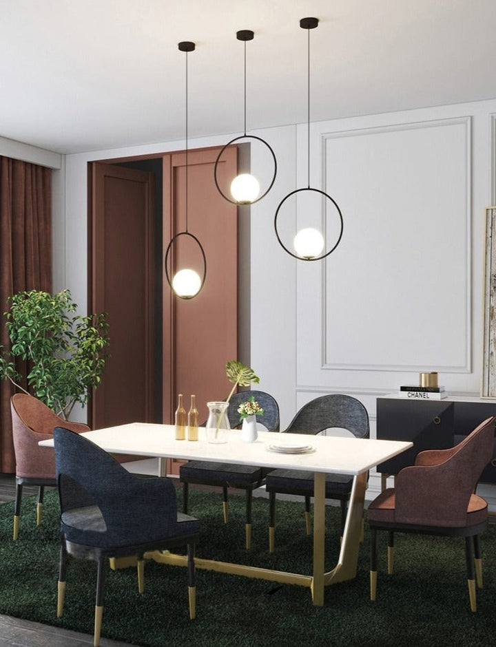 Nordic glass pendant lights