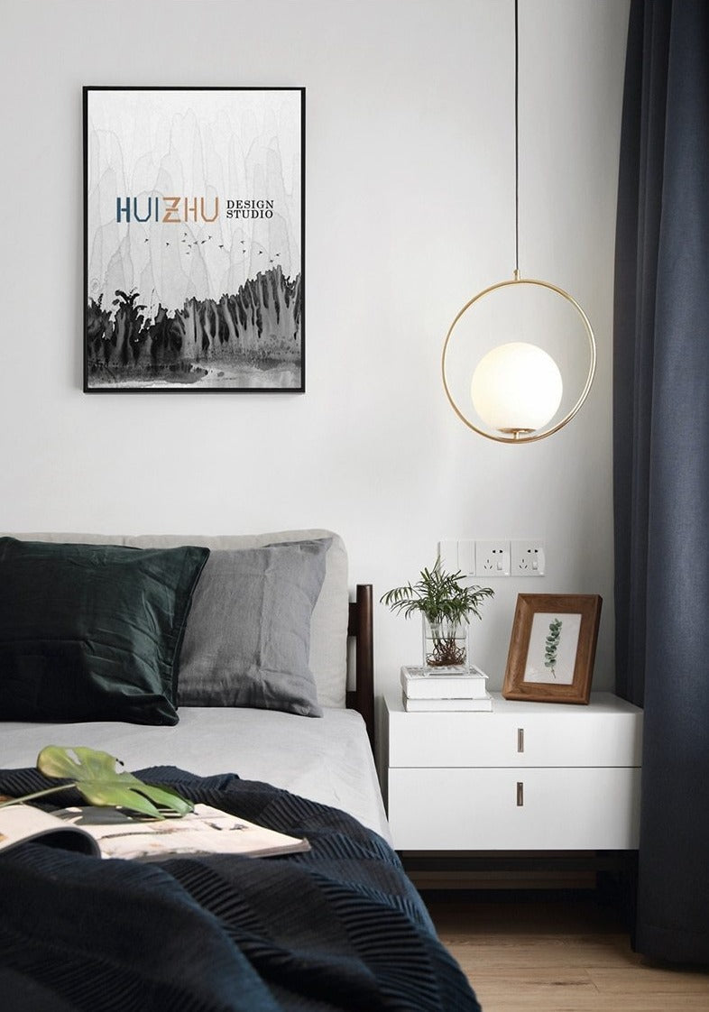 Nordic glass pendant lights