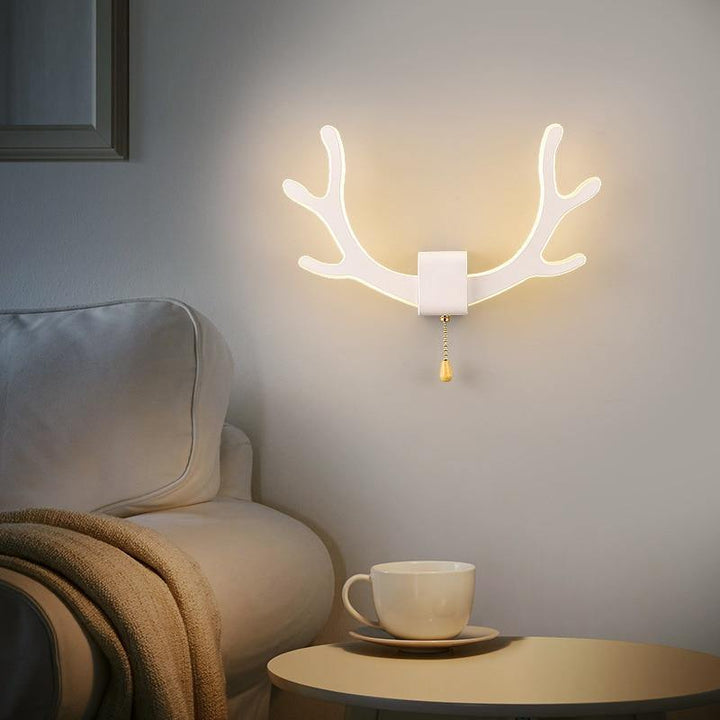 Kreativ hjort horn vegglampe med bevegelsessensor | Skanto