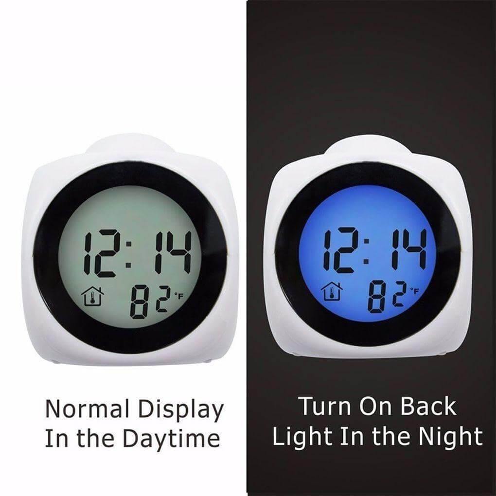 LCD-projeksjonsdisplay Digital vekkerklokke | Skanto