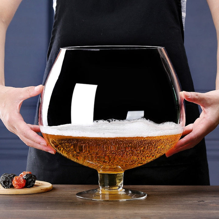 Kreativt gigantisk festglass