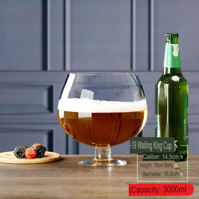 Kreativt gigantisk festglass