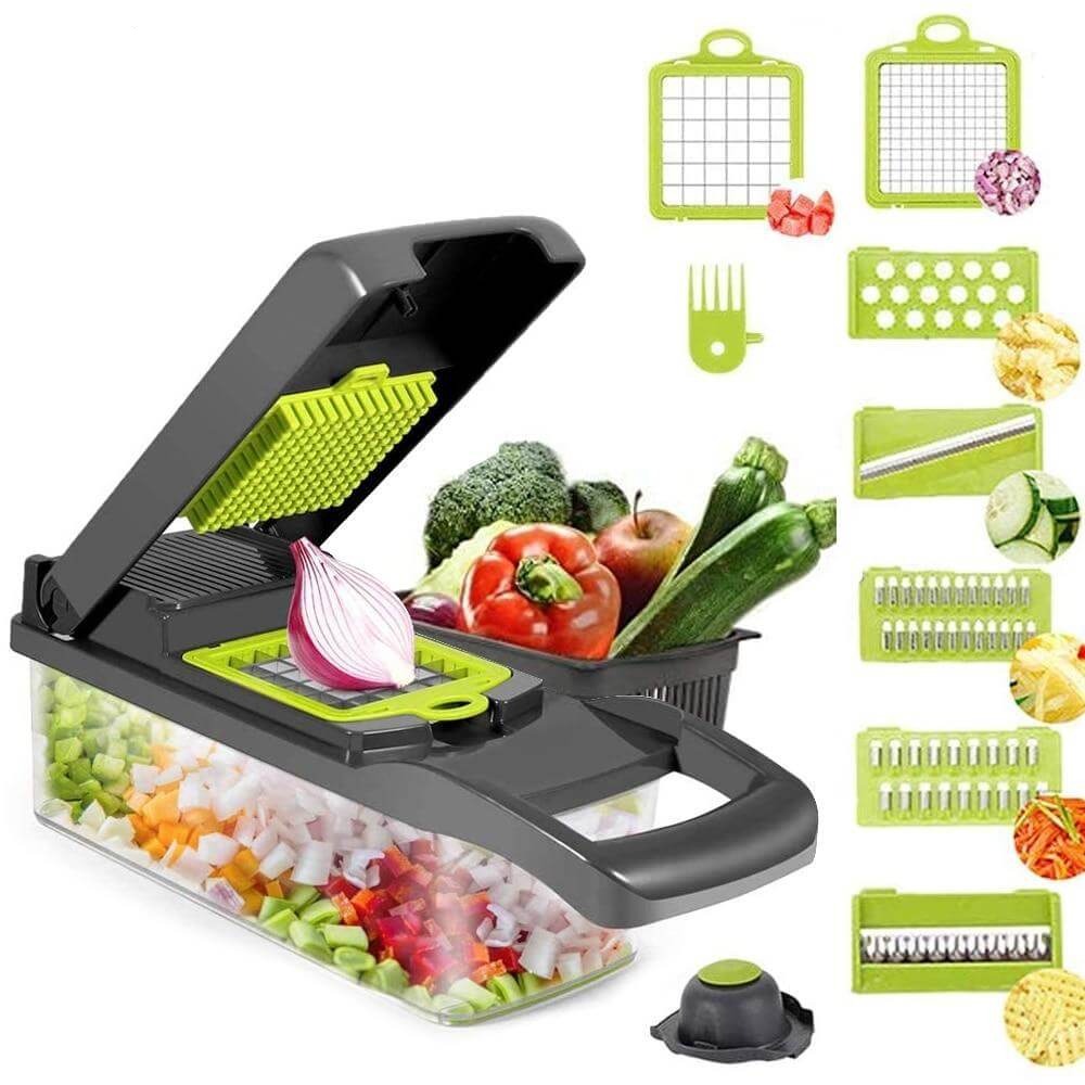 6 Skantoader Grønnsak Frukt Skjærer med Boks | Skanto