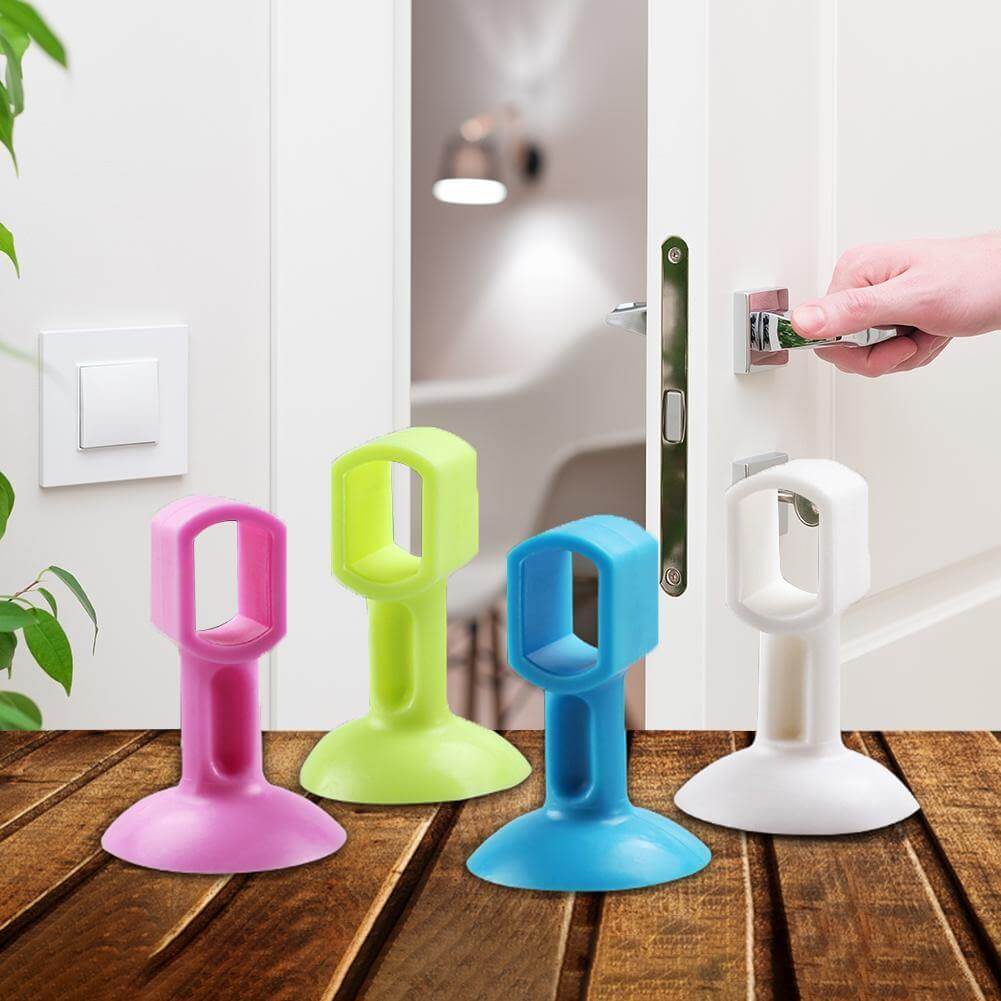 10PCS Silikon Dørstopper | Skanto