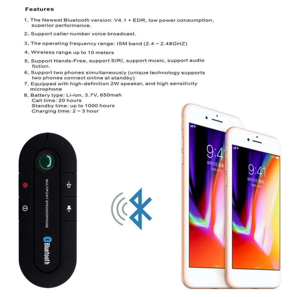 Skanto | Bluetooth Handsfree Bilhøyttaler
