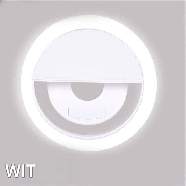 Bærbar Selfie Ring Lys - GlowSnap | Skanto