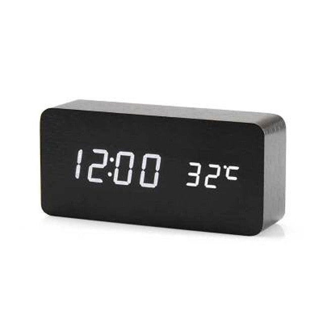 Skanto | VoiceRise - Nordisk Digital LED Vekkerklokke