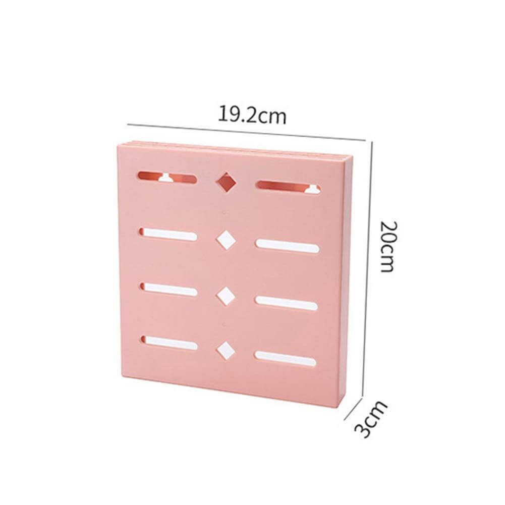 2PCS Kvadratisk Pastell Mavi Veggmontert Kniv Organizer