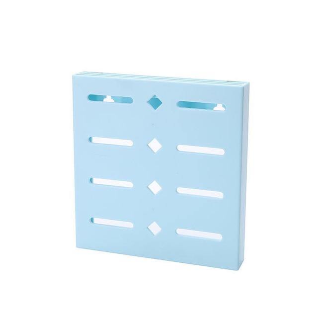 2PCS Kvadratisk Pastell Mavi Veggmontert Kniv Organizer