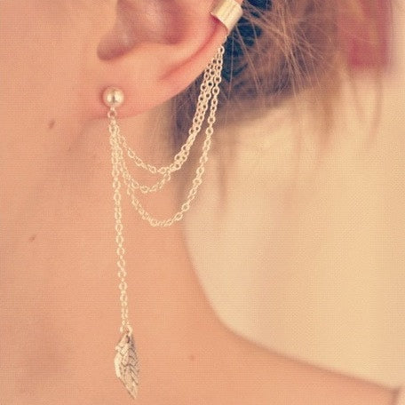 Skanto | Motemote Ny Ankomst Blad Klipp Øredobber