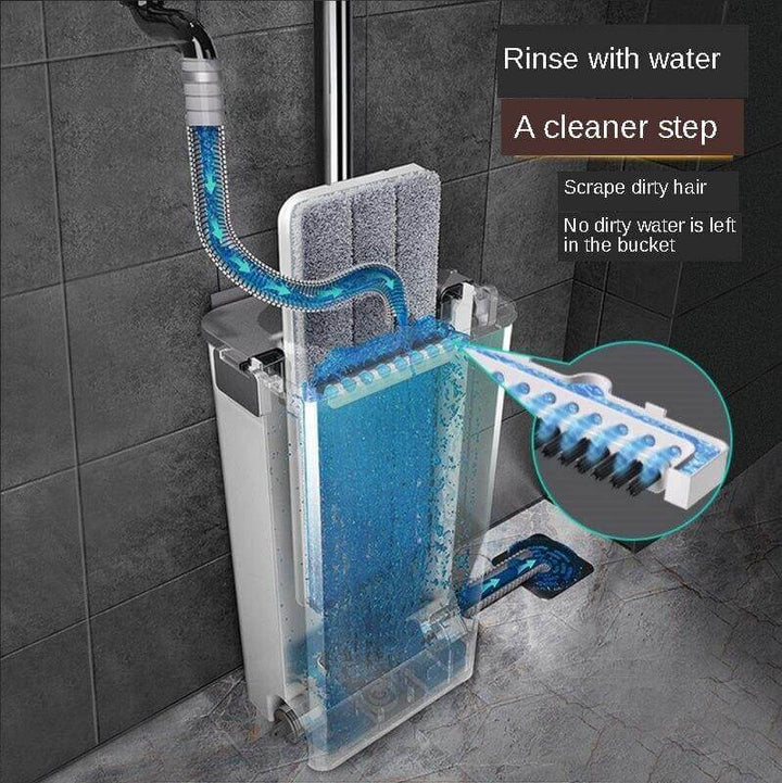 Easy Clean Ingen Håndtørk Fuktig Lat Moppe | Skanto