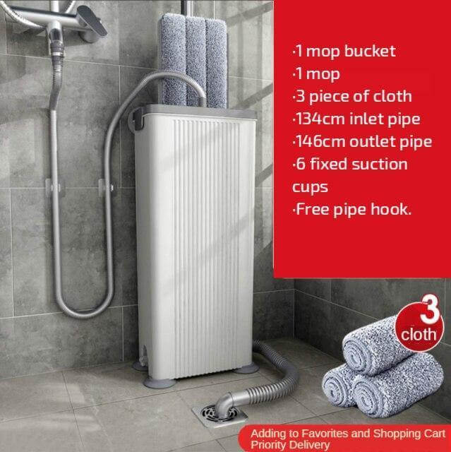 Easy Clean Ingen Håndtørk Fuktig Lat Moppe | Skanto