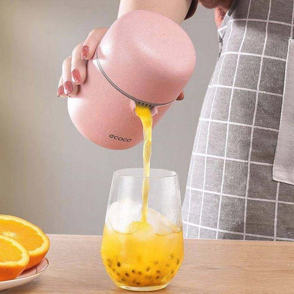 Bærbar enkel pastell minijuicer