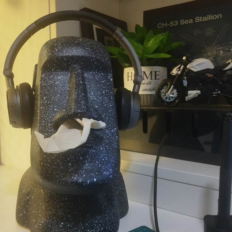 Stein Statue Tissue Box | Skanto