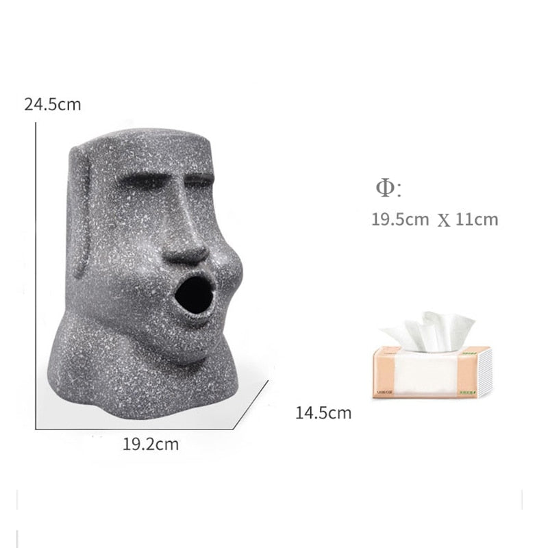 Stein Statue Vevdekselboks | Skanto