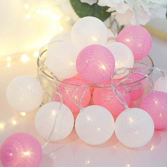 Skanto | LED Bomull Ball Lysstyrker