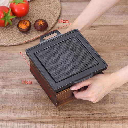 Røykfri Bærbar Japansk Ikke-Klebende BBQ Grill | Skanto