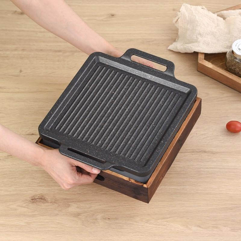 Røykfri Bærbar Japansk Ikke-Klebende BBQ Grill | Skanto