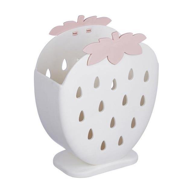 2PCS Søte Jordbær Bestikk-Organizer Boks | Skanto