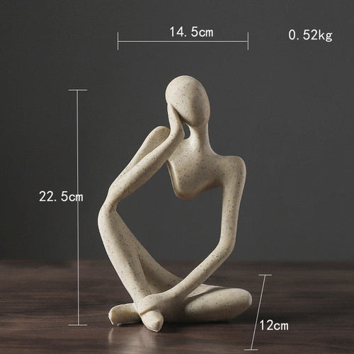 Nordic Abstract Unique Thinker Figurine Home Decor | Skanto