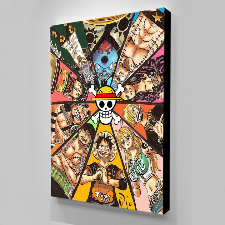 Japansk Anime - Lerret Veggkunst Maleri