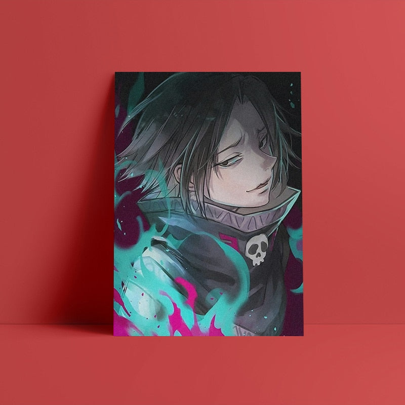 Anime Skull Karakter - Lærret Veggkunst Maleri | Skanto