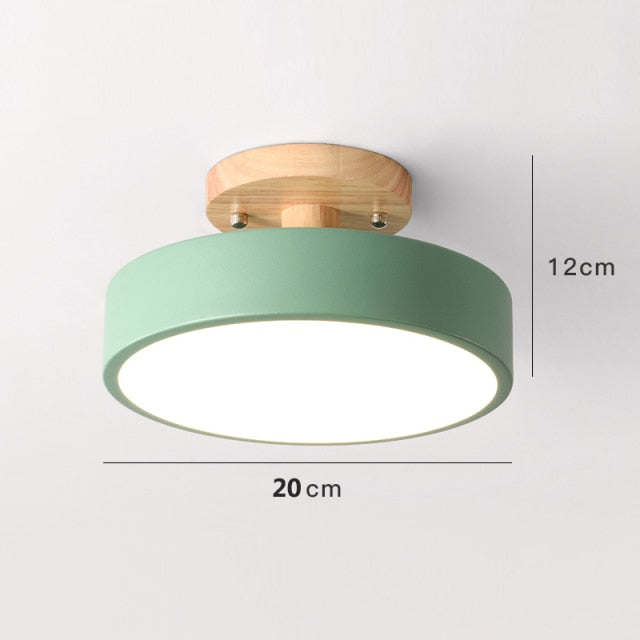 Fargerik nordisk LED-taklampe