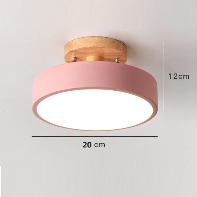 Fargerik nordisk LED-taklampe